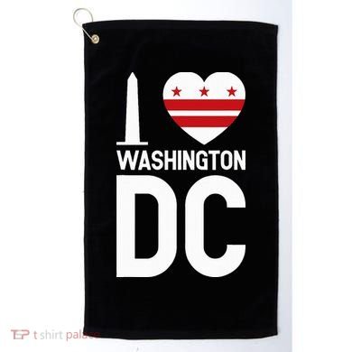 I Love Washington Dc Golf Towel