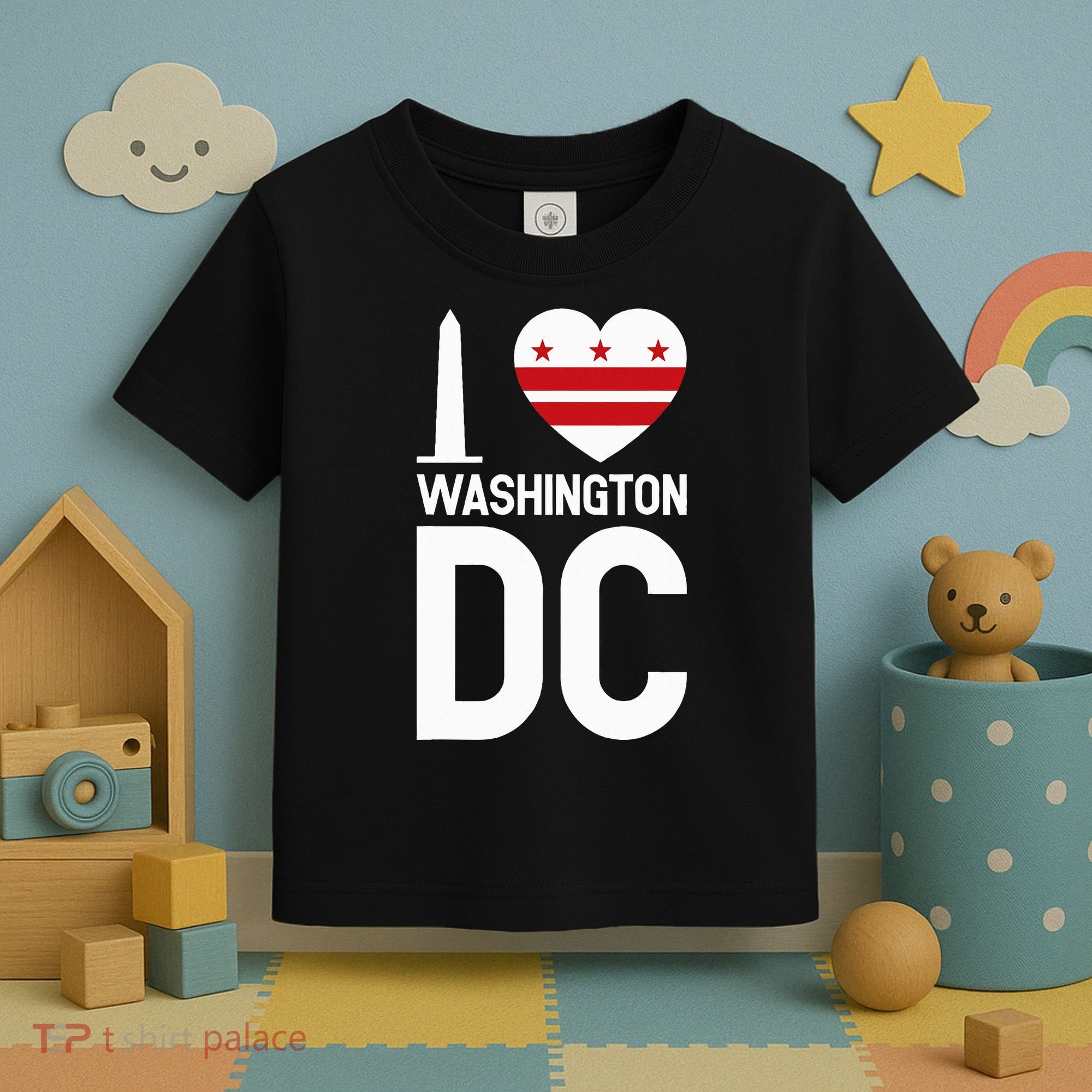 I Love Washington Dc Toddler T-Shirt