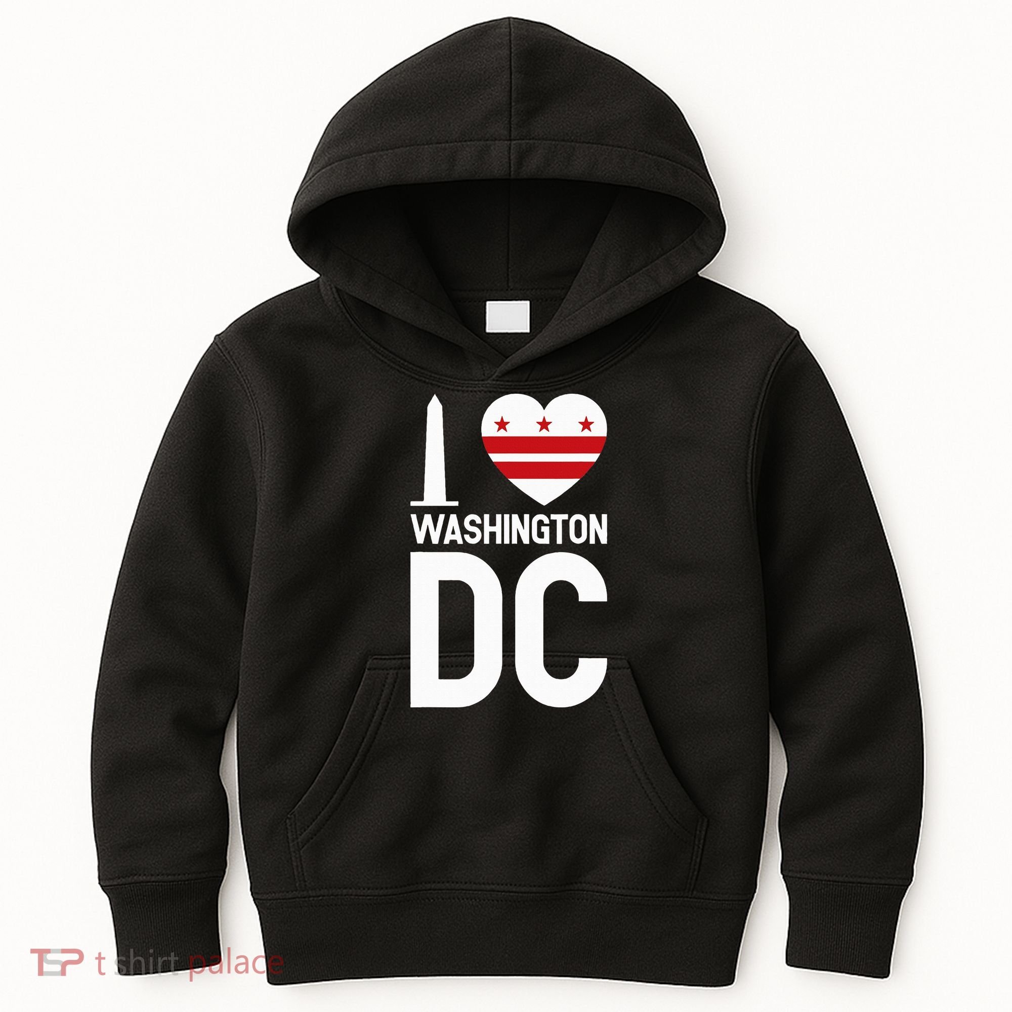 I Love Washington Dc Kids Hoodie