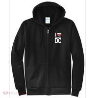 I Love Washington Dc Full Zip Hoodie thumb 0