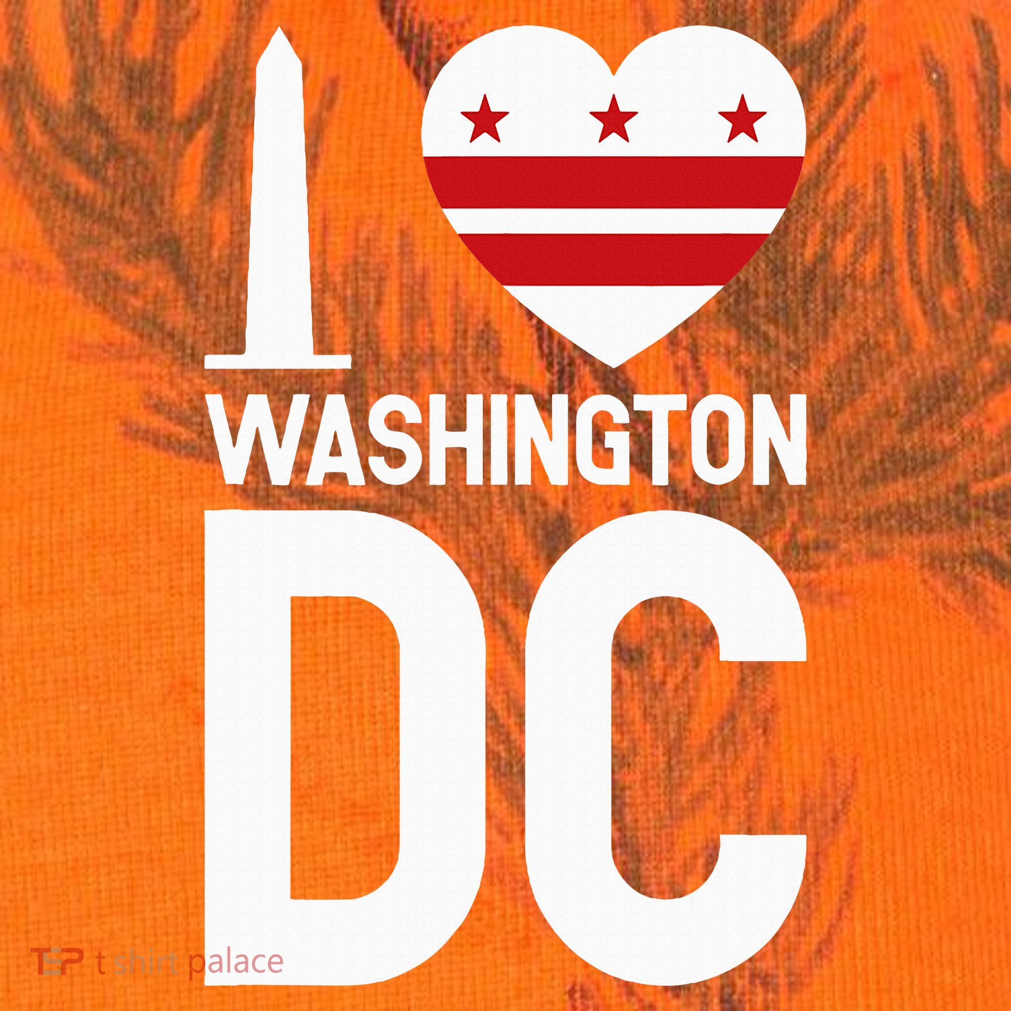 I Love Washington Dc Kati Licensed 12" Camo Cuffed Beanie