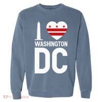 I Love Washington Dc Garment-Dyed Sweatshirt thumb 0