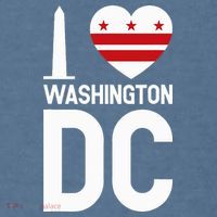 I Love Washington Dc Garment-Dyed Sweatshirt thumb 2