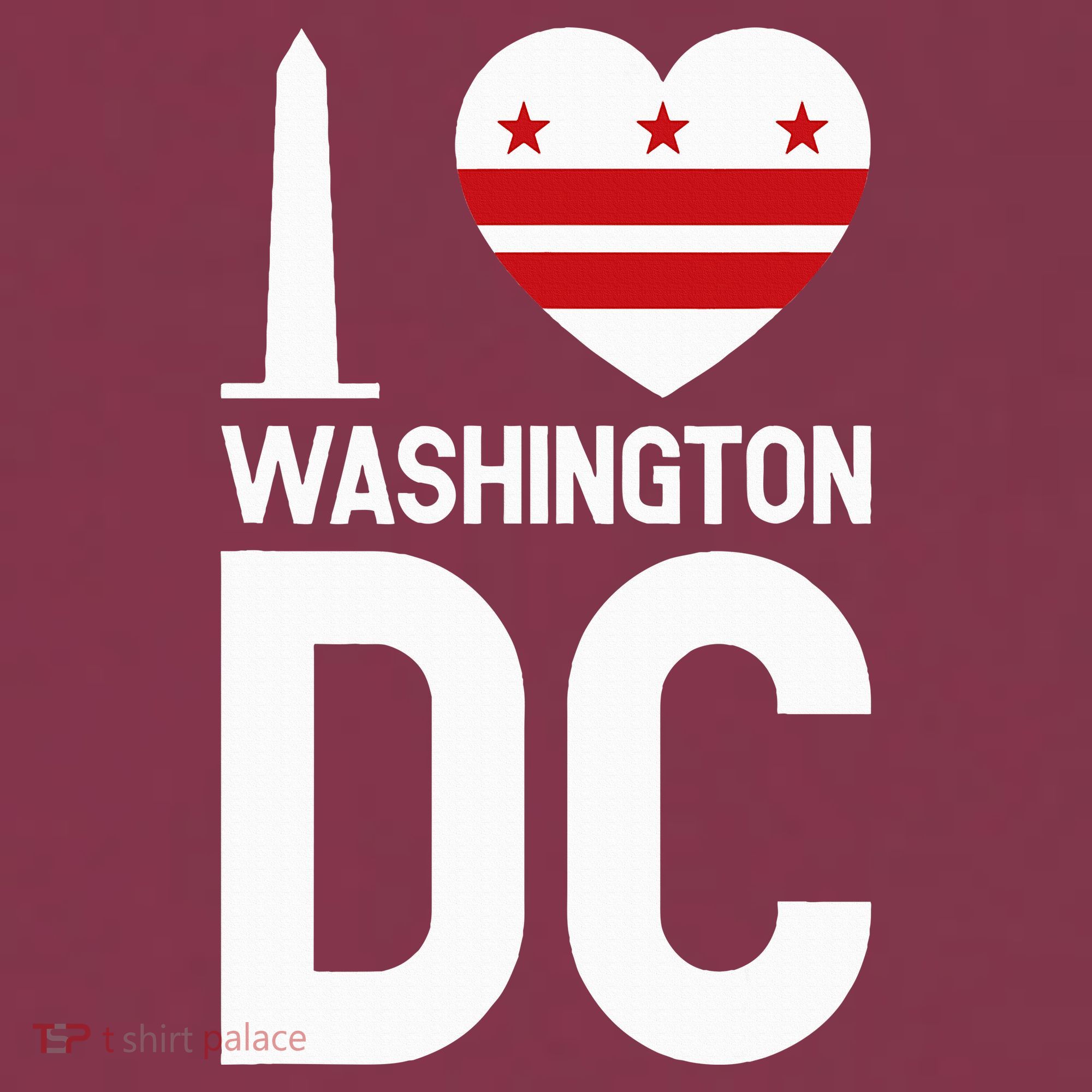 I Love Washington Dc 16oz Travel Tumbler