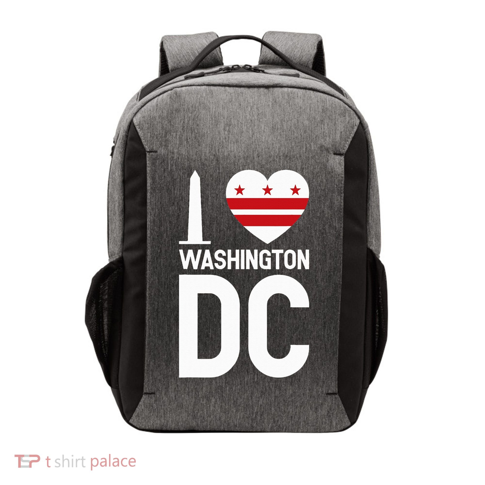I Love Washington Dc Vector Backpack
