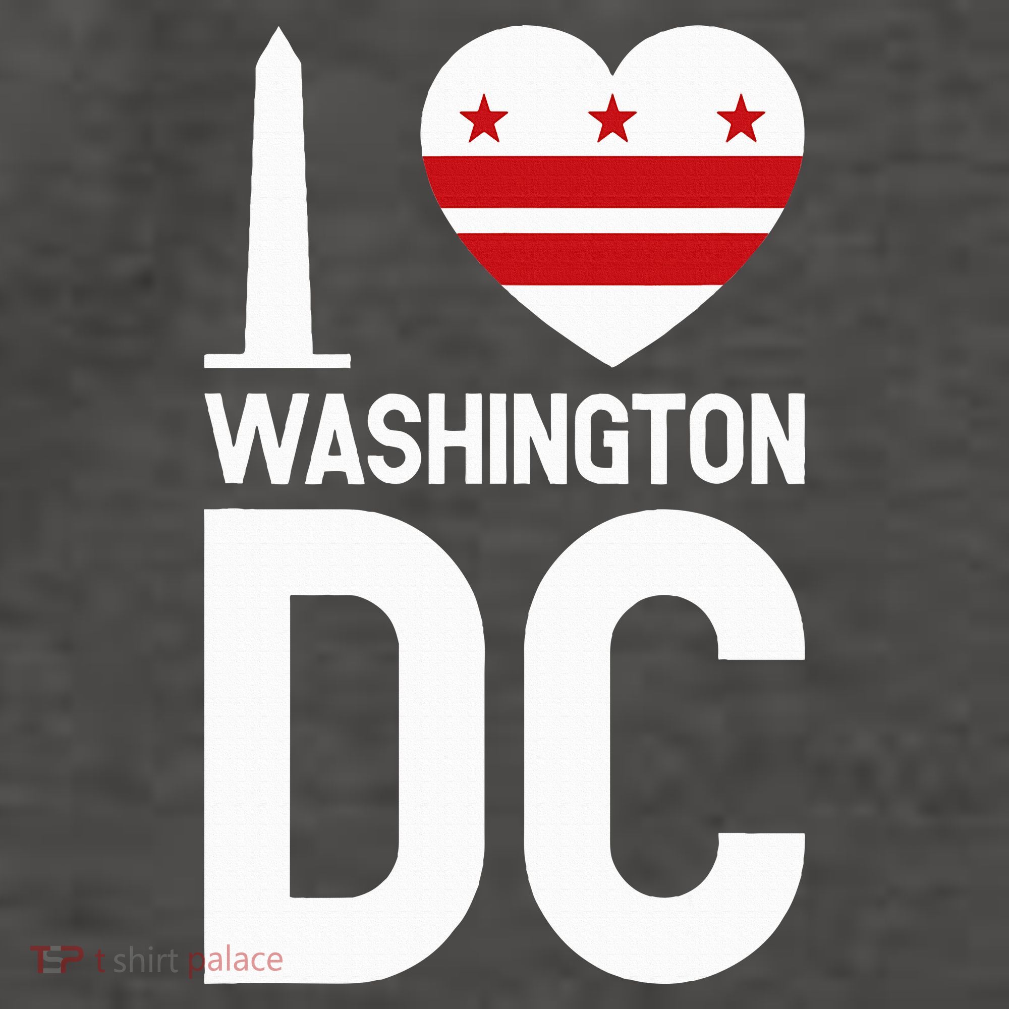I Love Washington Dc Vector Backpack