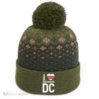 I Love Washington Dc The Baniff Cuffed Pom Beanie thumb 0