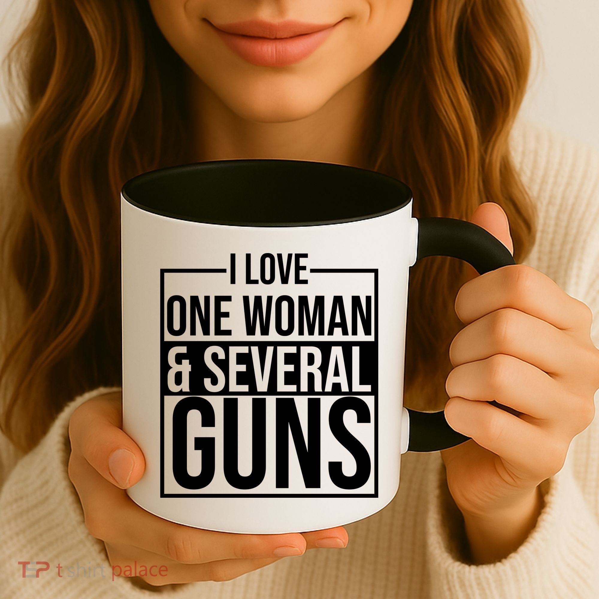 I Love Woman And Several Guns Coffee Mug