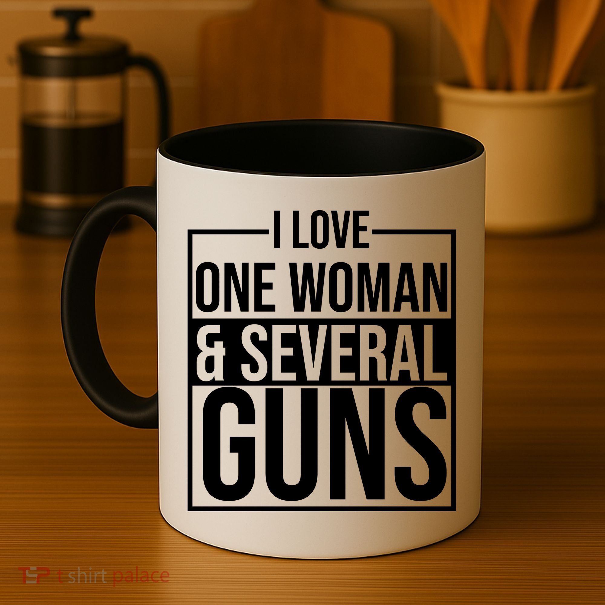 I Love Woman And Several Guns Coffee Mug
