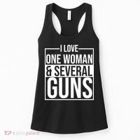 I Love Woman And Several Guns Women's Tank Top thumb 0