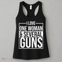 I Love Woman And Several Guns Women's Tank Top thumb 3