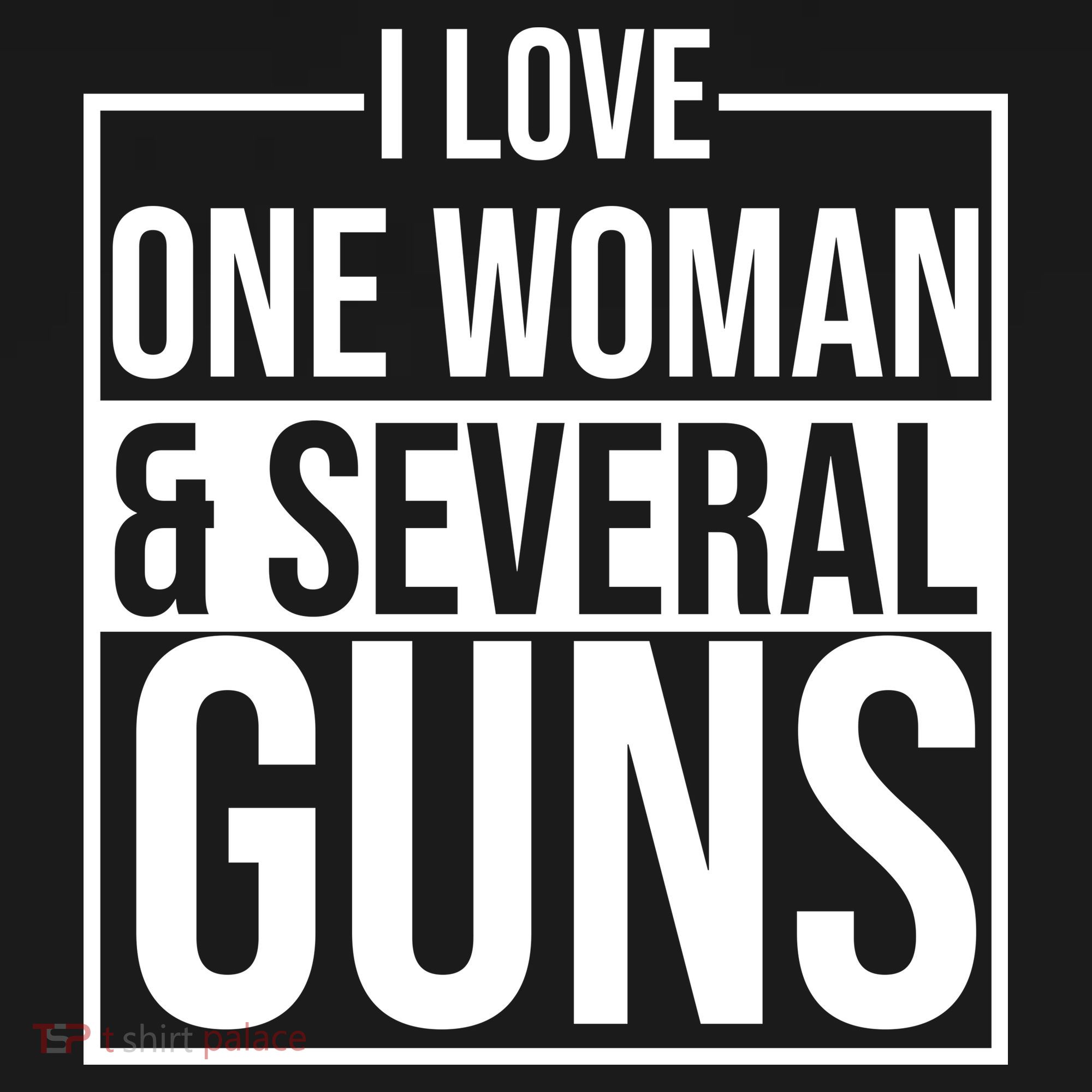 I Love Woman And Several Guns Women's Tank Top