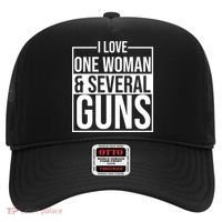 I Love Woman And Several Guns Hat thumb 0