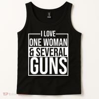 I Love Woman And Several Guns Tank Top thumb 2