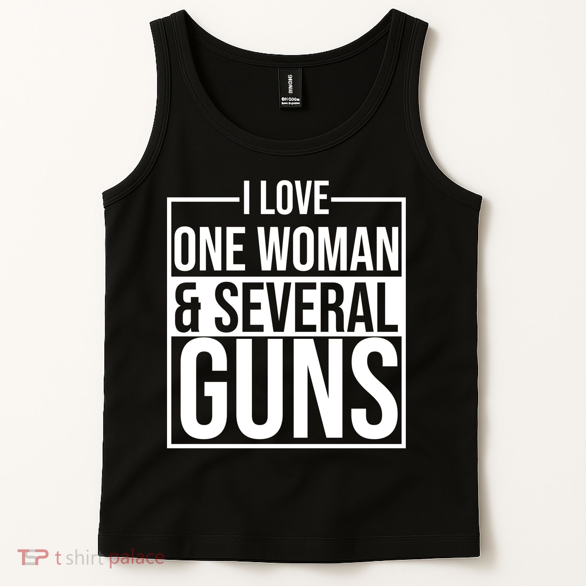 I Love Woman And Several Guns Tank Top