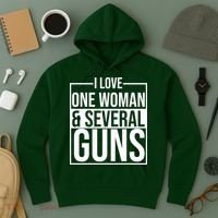 I Love Woman And Several Guns Hoodie thumb 3