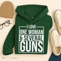 I Love Woman And Several Guns Hoodie thumb 4