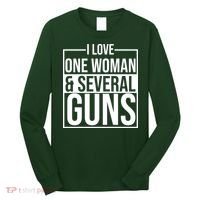 I Love Woman And Several Guns Long Sleeve Shirt thumb 0