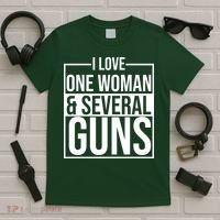 I Love Woman And Several Guns T-Shirt thumb 5