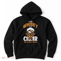 I Like Whisky And Cigars Cigars Smoker Alcohol Drinker Hoodie thumb 0