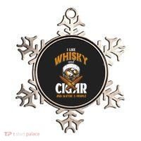 I Like Whisky And Cigars Cigars Smoker Alcohol Drinker Ornament thumb 0