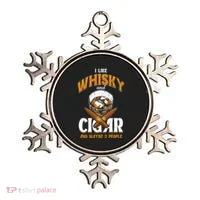 I Like Whisky And Cigars Cigars Smoker Alcohol Drinker Ornament thumb 0