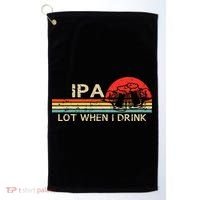 Ipa Lot When I Drink Golf Towel thumb 0