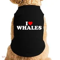 I Love Whales Doggie Tank thumb 0