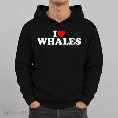 I Love Whales Hoodie