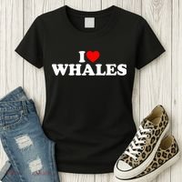 I Love Whales Women's T-Shirt thumb 3