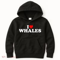 I Love Whales Kids Hoodie thumb 0