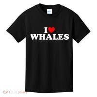 I Love Whales Kids T-Shirt thumb 0