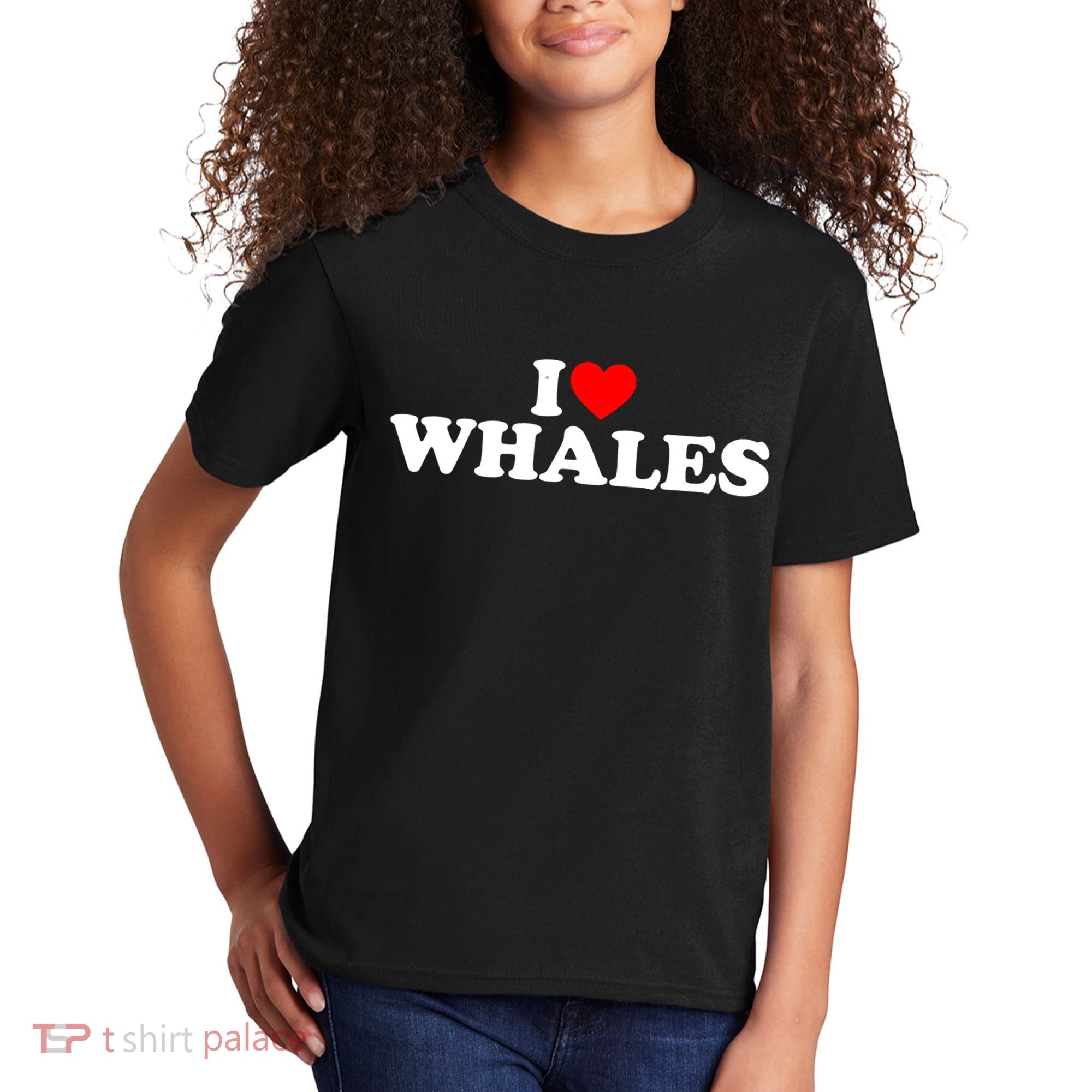 I Love Whales Kids T-Shirt
