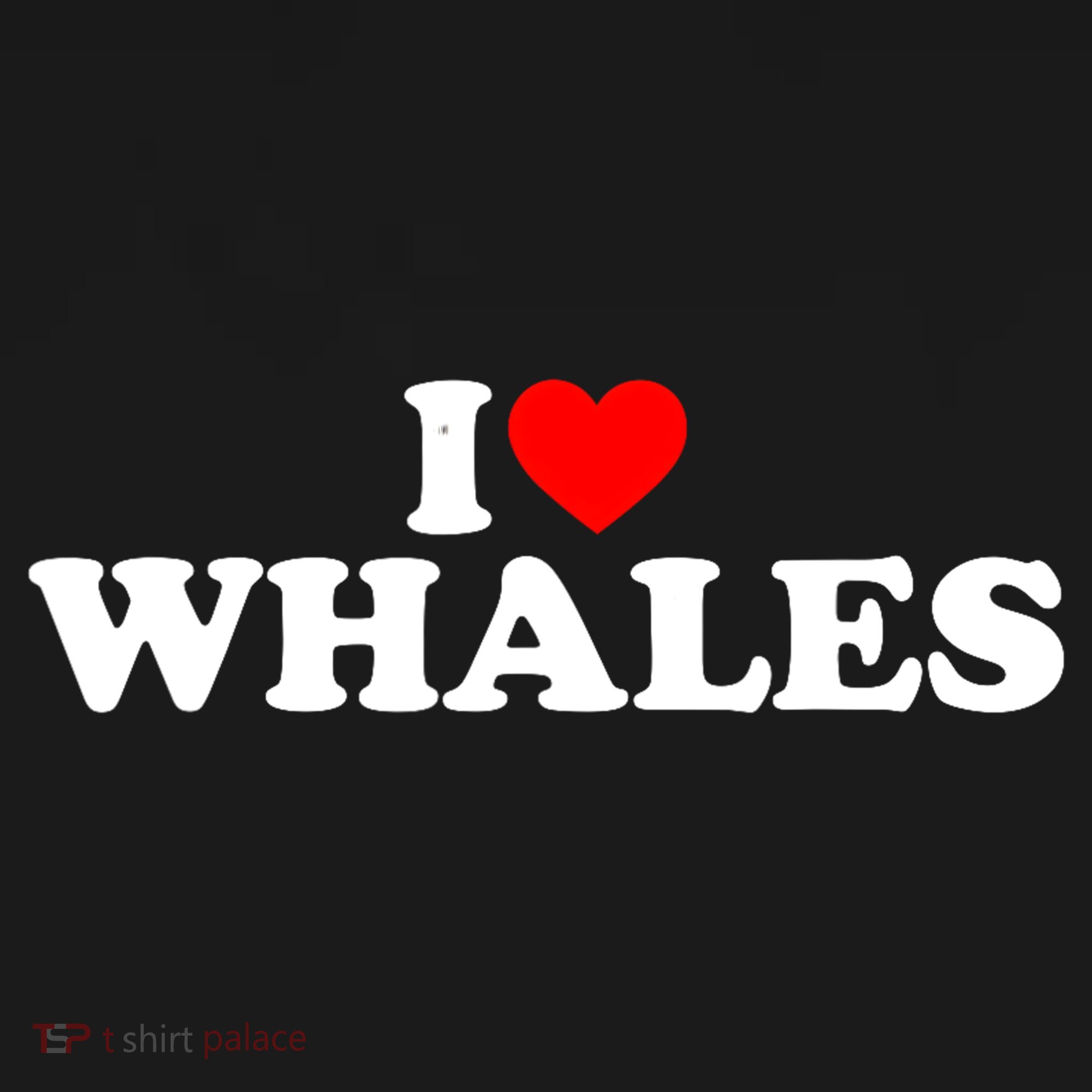 I Love Whales Kids T-Shirt