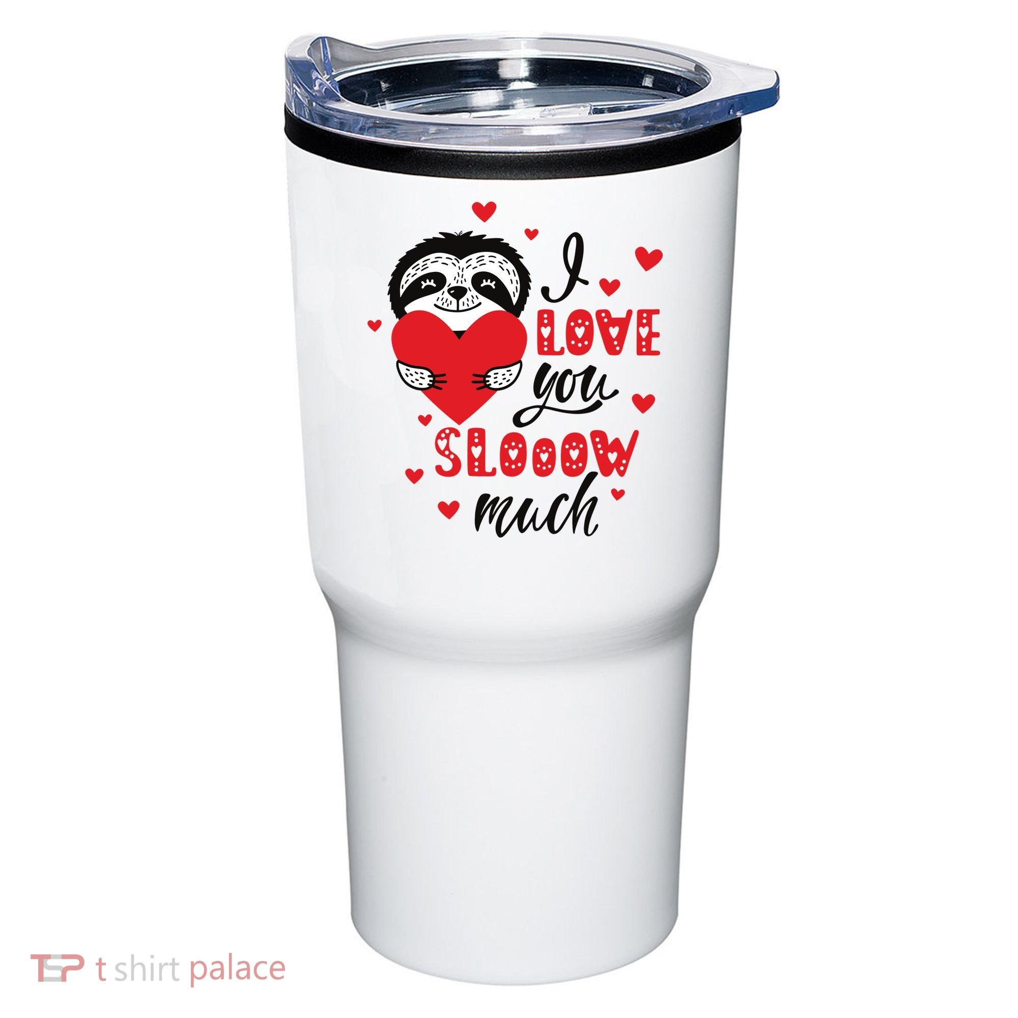I Love You So Much Cute Sloth Valentines Day Gift Tumbler