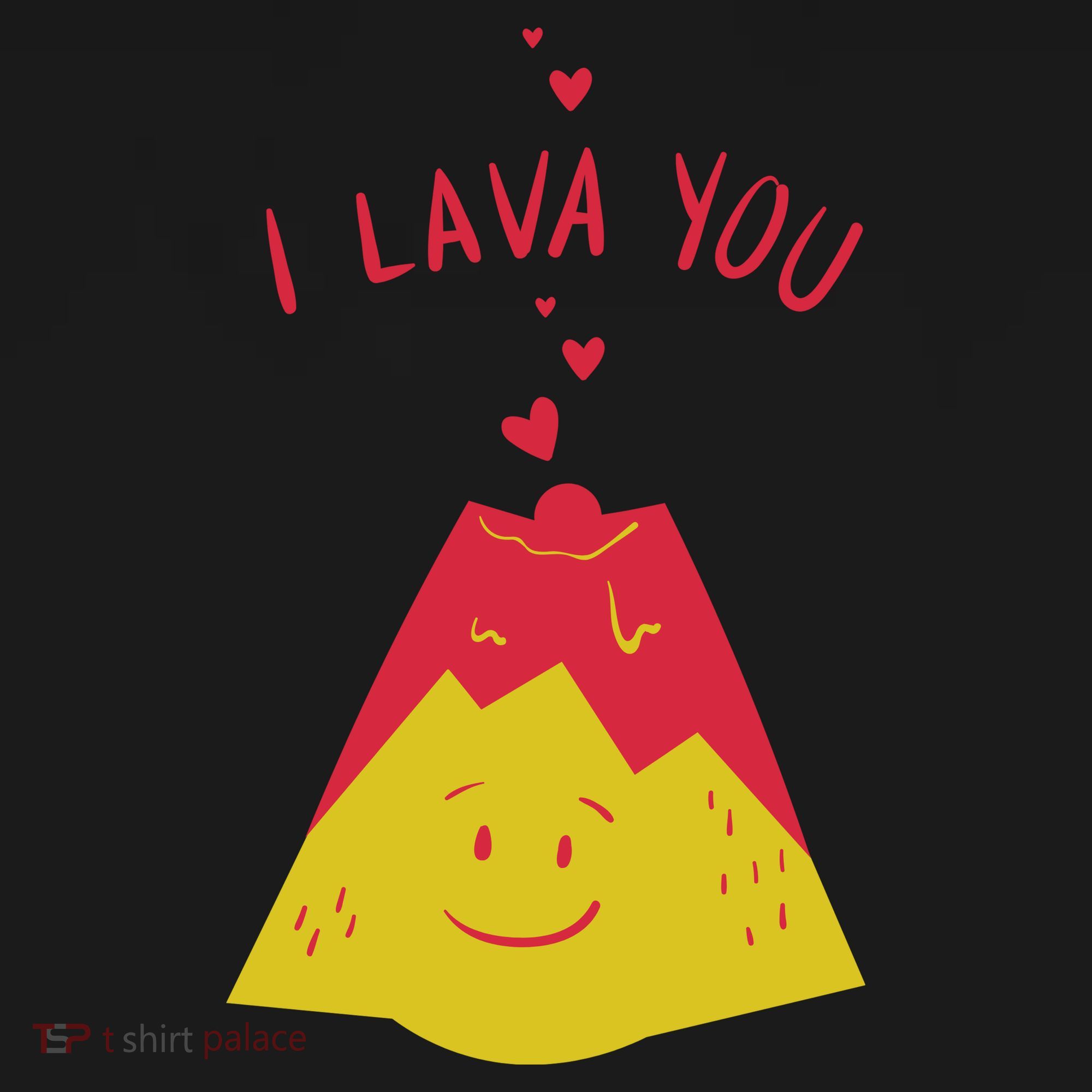 I Lava You Cute Funny Romantic Gift Coaster