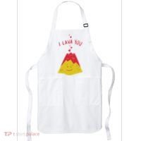 I Lava You Cute Funny Romantic Gift Apron thumb 0