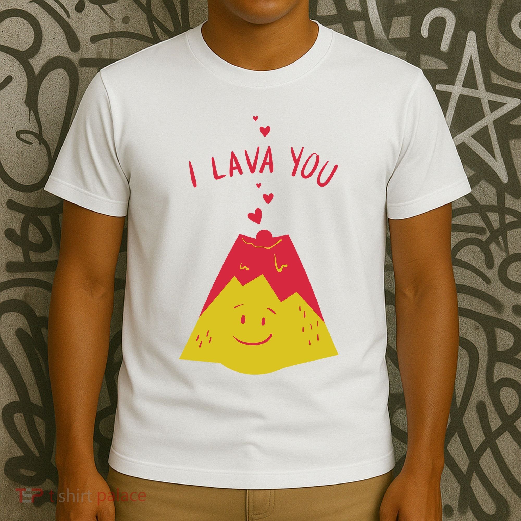 I Lava You Cute Funny Romantic Gift T-Shirt