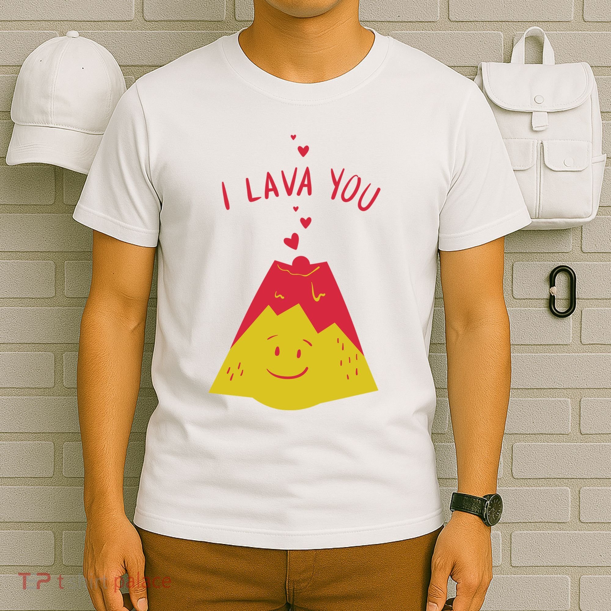 I Lava You Cute Funny Romantic Gift T-Shirt