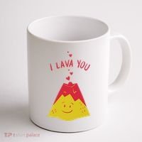 I Lava You Cute Funny Romantic Gift Coffee Mug thumb 1