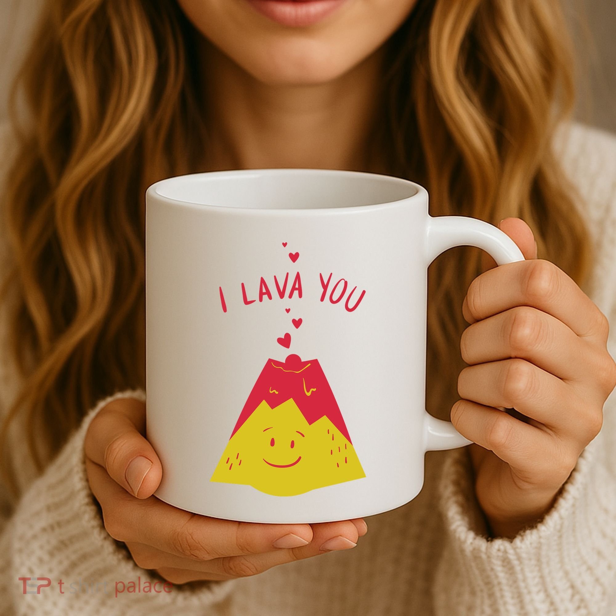 I Lava You Cute Funny Romantic Gift Coffee Mug