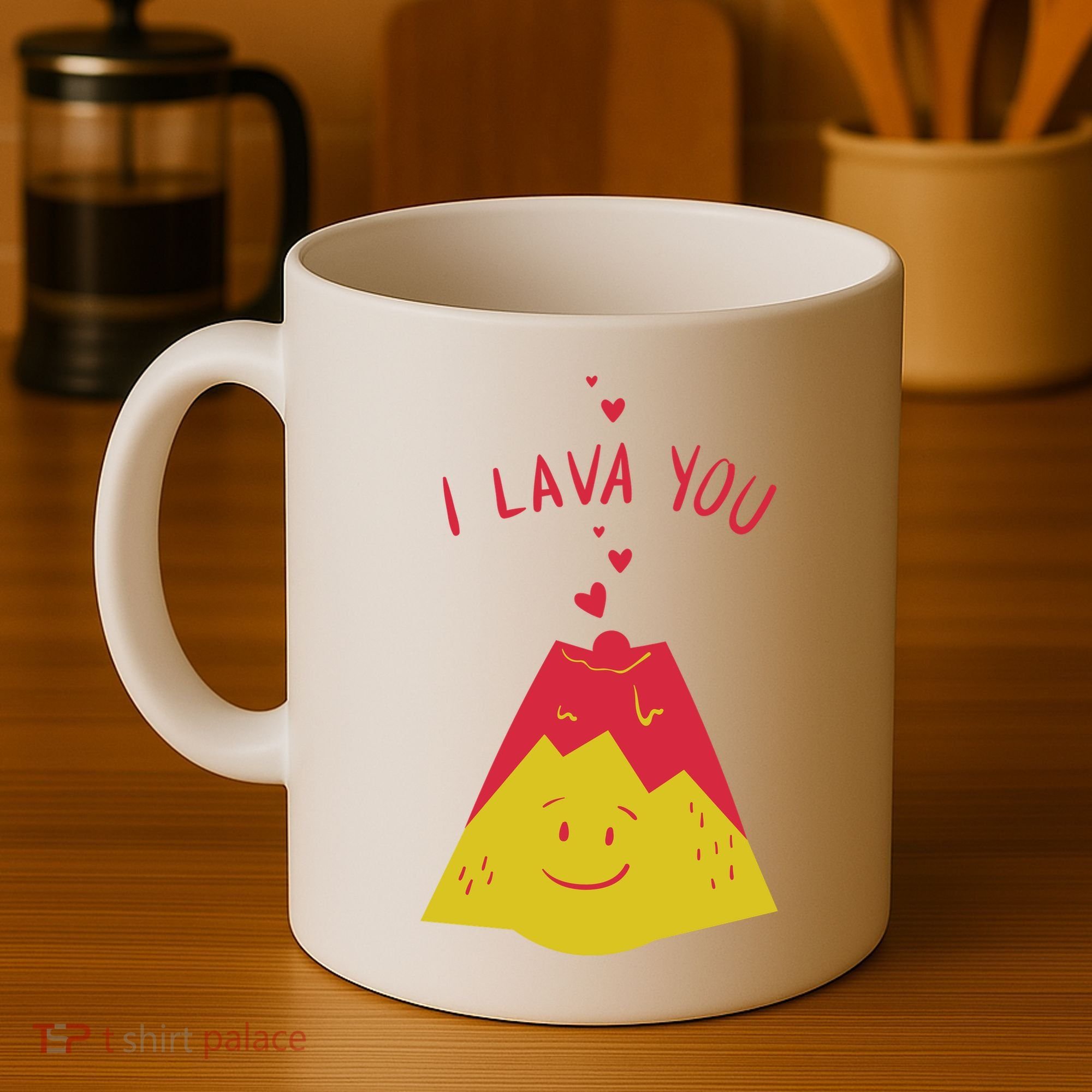 I Lava You Cute Funny Romantic Gift Coffee Mug