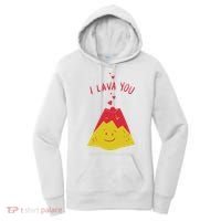 I Lava You Cute Funny Romantic Gift Women's Hoodie thumb 0