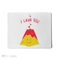I Lava You Cute Funny Romantic Gift Mousepad thumb 0