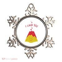 I Lava You Cute Funny Romantic Gift Ornament thumb 0