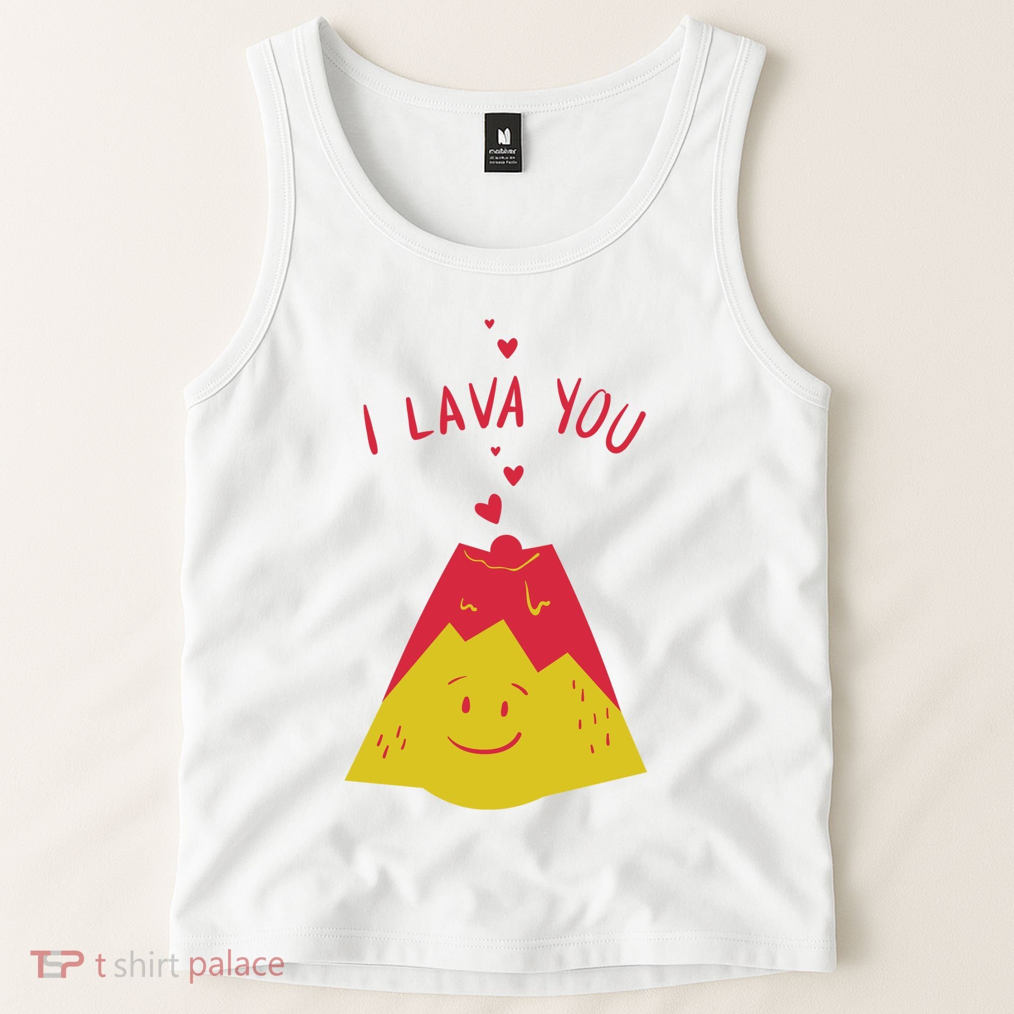 I Lava You Cute Funny Romantic Gift Tank Top