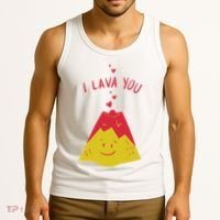 I Lava You Cute Funny Romantic Gift Tank Top thumb 3