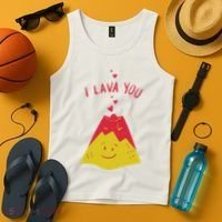 I Lava You Cute Funny Romantic Gift Tank Top thumb 4