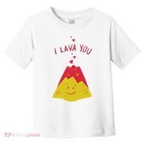 I Lava You Cute Funny Romantic Gift Toddler T-Shirt thumb 0