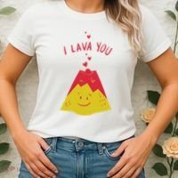 I Lava You Cute Funny Romantic Gift Women's T-Shirt thumb 2
